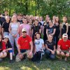 Zdjęcie grupowe klasy na obozie integracyjnym