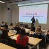 Uczestnicy Mentoringu Olimpijskiego podczas wykładu